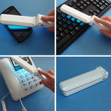 USB Portable UVC Disinfection Stick Sterilization Lamp Germicidal Light for Personal Hygiene Travel  white