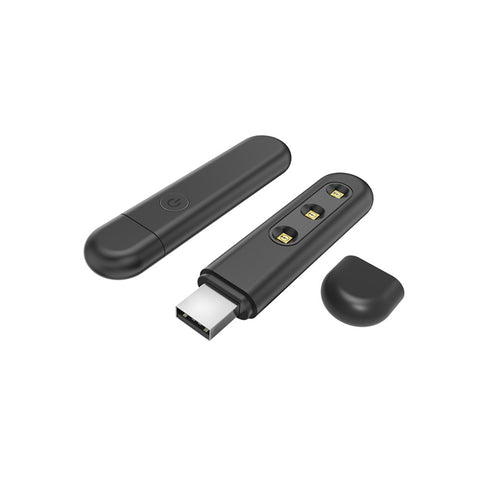 MINI Portable UV Sterilization Lamp Disinfection Germicidal Mite Removal for Masks Daily Necessities  black