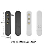 MINI Portable UV Sterilization Lamp Disinfection Germicidal Mite Removal for Masks Daily Necessities  black