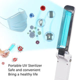 USB Portable UVC Disinfection Stick Sterilization Lamp Germicidal Light for Personal Hygiene Travel  white