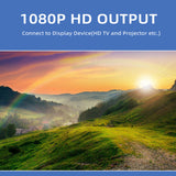 USB 3.0 to for HDMI + VGA HD Display Adapter Support for MAC Windows System black