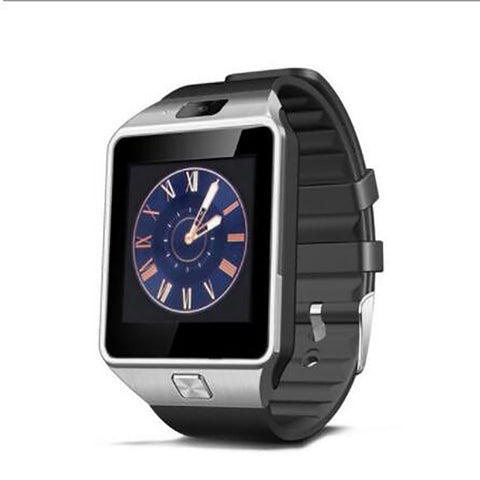 DZ09 Smart Watch Bluetooth Positioning Mobile Phone Card Pedometer Anti-Lost Wearable Device black