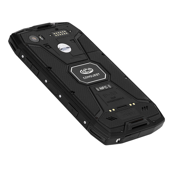 Octa Merch Conquest S9 Rugged Smartphone - IP68, Octa-Core CPU, Android OS, NFC ...
