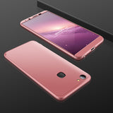 For VIVO V7 plus/Y75S/Y79 3 in 1 360 Degree Non-slip Shockproof Full Protective Case red