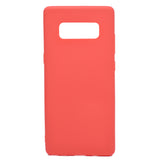 for Samsung NOTE 8 Cute Candy Color Matte TPU Anti-scratch Non-slip Protective Cover Back Case red