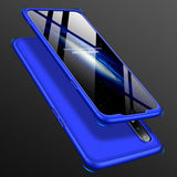 For Oppo Realme 3 pro Ultra Slim PC Back Cover Non-slip Shockproof 360 Degree Full Protective Case blue