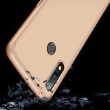 For Oppo Realme 3 pro Ultra Slim PC Back Cover Non-slip Shockproof 360 Degree Full Protective Case gold