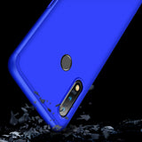 For Oppo Realme 3 pro Ultra Slim PC Back Cover Non-slip Shockproof 360 Degree Full Protective Case blue