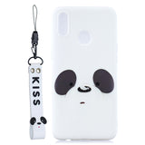 For Samsung A10 Flip-type Leather Protective Phone Case with 3 Card Position Buckle Design Phone Cover  blue