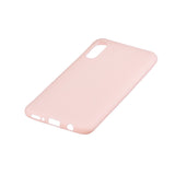 For Samsung A50 Lovely Candy Color Matte TPU Anti-scratch Non-slip Protective Cover Back Case Light pink