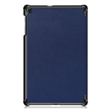 For Samsung Tab A 10.1 2019 T510 t515 Tablet PC Protective Case Flip Type Navy blue
