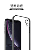 For iPhone X/XS/XR/XS Max Mobile Phone shell Square Transparent electroplating TPU Cover Cell Phone Case Golden