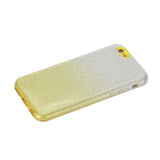 For iphone 6/6S/6 plus/6S plus/7/8/SE 2020 Phone Case Gradient Color Glitter Powder Phone Cover with Airbag Bracket yellow