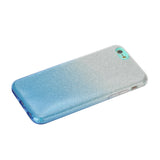 For iphone 6/6S/6 plus/6S plus/7/8/SE 2020 Phone Case Gradient Color Glitter Powder Phone Cover with Airbag Bracket blue