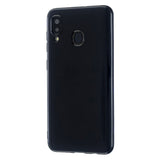 For Samsung A10/A20/A30/A50 Phone Case Soft TPU Overal Protection Precise Cutouts Easy to Install Cellphone Cover  Bright black