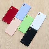 For Samsung A10/A20/A30/A50 Phone Case Soft TPU Overal Protection Precise Cutouts Easy to Install Cellphone Cover  Bright black