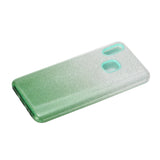 For VIVO Y91/Y93/Y95 with hole/V17/S1 Pro/Y95 Phone Case Gradient Color Glitter Powder Phone Cover with Airbag Bracket green