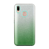 For VIVO Y91/Y93/Y95 with hole/V17/S1 Pro/Y95 Phone Case Gradient Color Glitter Powder Phone Cover with Airbag Bracket green