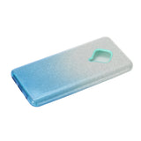 For VIVO Y91/Y93/Y95 with hole/V17/S1 Pro/Y95 Phone Case Gradient Color Glitter Powder Phone Cover with Airbag Bracket blue