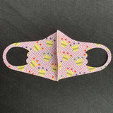 Children's Mask Dust Proof Breathable Washable Cartoon Print Hanging Ear Type Mask Crown_Packaging-already replaced