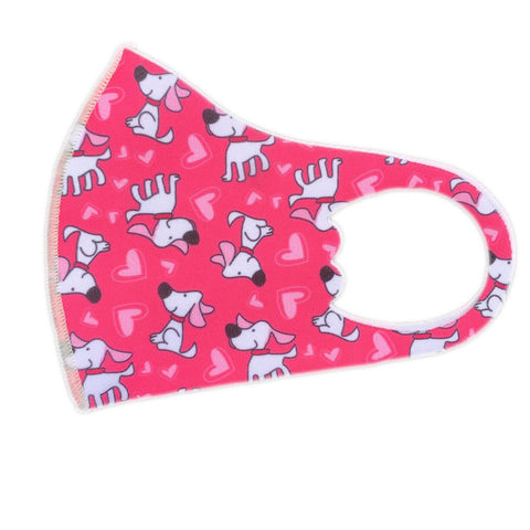 Children's Mask Dust Proof Breathable Washable Cartoon Print Hanging Ear Type Mask Print puppy_Packaging-already replaced
