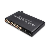 HDMI Audio Extractor Stereo Audio Converter Support 1080P 4K  Black European regulations