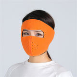Motorcycle Cycling Ski Cold Winter Cold-proof Ear Warmer Sports Half Face Mask Orange_free size