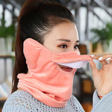 Men Women Winter Warm Coral Fleece Windproof Ear Protection Mask Letter navy