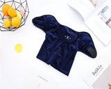 Men Women Winter Warm Coral Fleece Windproof Ear Protection Mask Letter navy