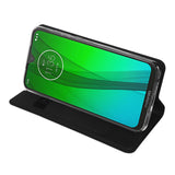 DUX DUCIS for MOTO G7 Magnetic Attraction Shockproof Full Protective Case with Bracket Card Slot black_MOTO G7