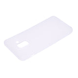 for Samsung A8 2018 Lovely Candy Color Matte TPU Anti-scratch Non-slip Protective Cover Back Case white