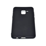 for Samsung A8 2018 Lovely Candy Color Matte TPU Anti-scratch Non-slip Protective Cover Back Case black