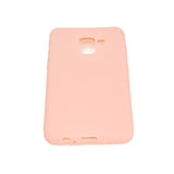 for Samsung A8 2018 Lovely Candy Color Matte TPU Anti-scratch Non-slip Protective Cover Back Case Light pink