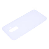 for Samsung A6 plus 2018 Lovely Candy Color Matte TPU Anti-scratch Non-slip Protective Cover Back Case white