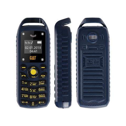 Super Mini 0.66 Inch 2G Mobile Phone B25 Wireless Bluetooth Earphone Hand Free Headset Unlocked Cellphone Dual SIM Card blue