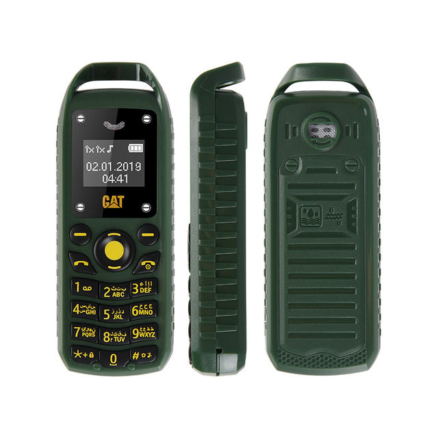 Super Mini 0.66 Inch 2G Mobile Phone B25 Wireless Bluetooth Earphone Hand Free Headset Unlocked Cellphone Dual SIM Card green