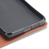 For Samsung J6 2018 PU Cell Phone Case Non-slip Shockproof Protective Case with Card Slot  blue