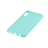 For Samsung A50 Lovely Candy Color Matte TPU Anti-scratch Non-slip Protective Cover Back Case Light blue