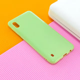 For Samsung A10/A20/A30/A50 Phone Case Soft TPU Overal Protection Precise Cutouts Easy to Install Cellphone Cover  Bright black