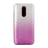 For XIAOMI CC9E/A3/10/10 PRO/K20/K20 pro Phone Case Gradient Color Glitter Powder Phone Cover with Airbag Bracket purple