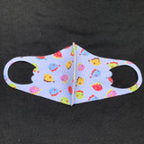 Children's Mask Dust Proof Breathable Washable Cartoon Print Hanging Ear Type Mask Little fish_Packaging-already replaced