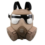 M50 Gas Mask Field Operations Riding Breathing Mask Sand color