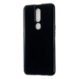 For OPPO F11/F11 Pro Cellphone Cover Glossy TPU Simple Profile Bumper Protective Mobile Phone Case Bright black