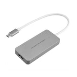 USB 3.0 HD Video Capture for HDMI to TypeC UVC Video Capture Type-c  gray