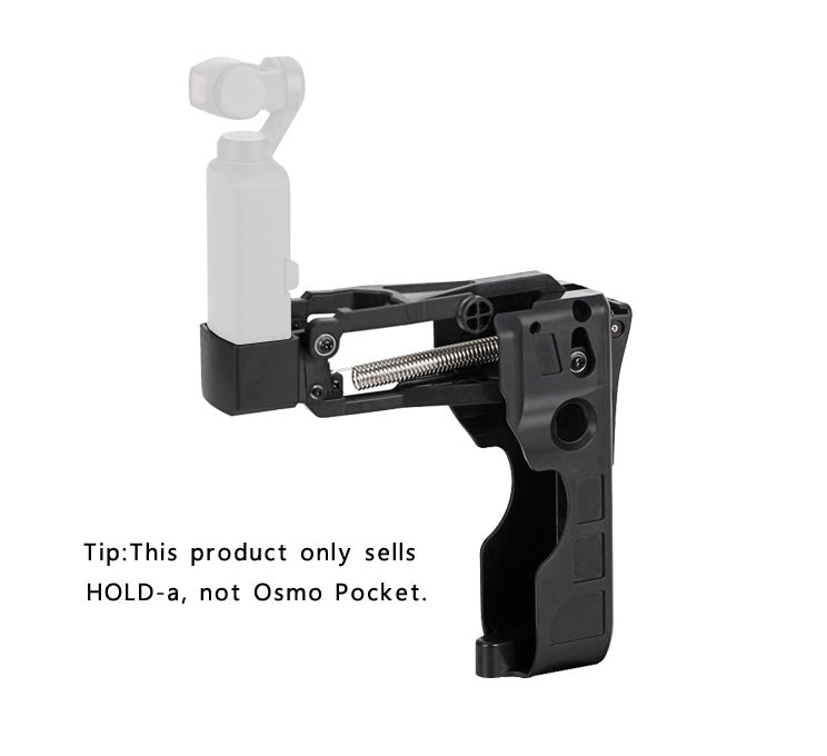 Hand-held Z-axis Shock Absorber Storage Box for DJI OSMO POCKET black