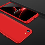For OPPO A83/A1 Ultra Slim PC Back Cover Non-slip Shockproof 360 Degree Full Protective Case black