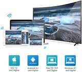 G7 Wireless Display Receiver 2.4GHz WiFi 5G Mobile Screen Cast Ultimate Screen Adapter Dongle Support Miracast DLNA AirPlay black