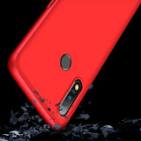 For Oppo Realme 3 pro Ultra Slim PC Back Cover Non-slip Shockproof 360 Degree Full Protective Case red
