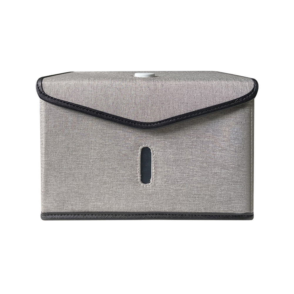 Folding UVC Sanitizer Storage Bag for Bottle Phone Jewelry Face Mask Underwear gray