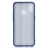 For OPPO Realme 3 Cartoon Lovely Coloured Painted Soft TPU Back Cover Non-slip Shockproof Full Protective Case with Lanyard sapphire